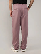 Campus Sutra Lightweight - Tailored Linen-Blend Trousers