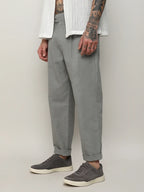 Campus Sutra Lightweight - Solid Tailored Trousers