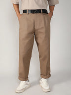 Campus Sutra Lightweight - Tailored Linen-Blend Trousers