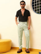 Campus Sutra Lightweight - Solid Tailored Trousers