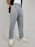 Campus Sutra Lightweight - Tailored Heathered Trousers