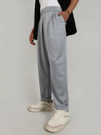 Campus Sutra Lightweight - Tailored Heathered Trousers