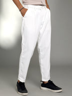 Campus Sutra Pleated Tailored Trousers