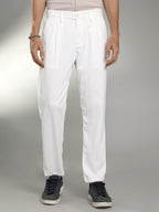Campus Sutra Pleated Tailored Trousers