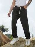 Campus Sutra Lightweight - Belted-Rope Tailored Trousers