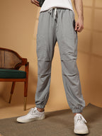 Campus Sutra Lightweight - Parachute Utility Trousers