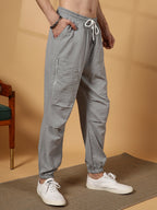 Campus Sutra Lightweight - Parachute Utility Trousers