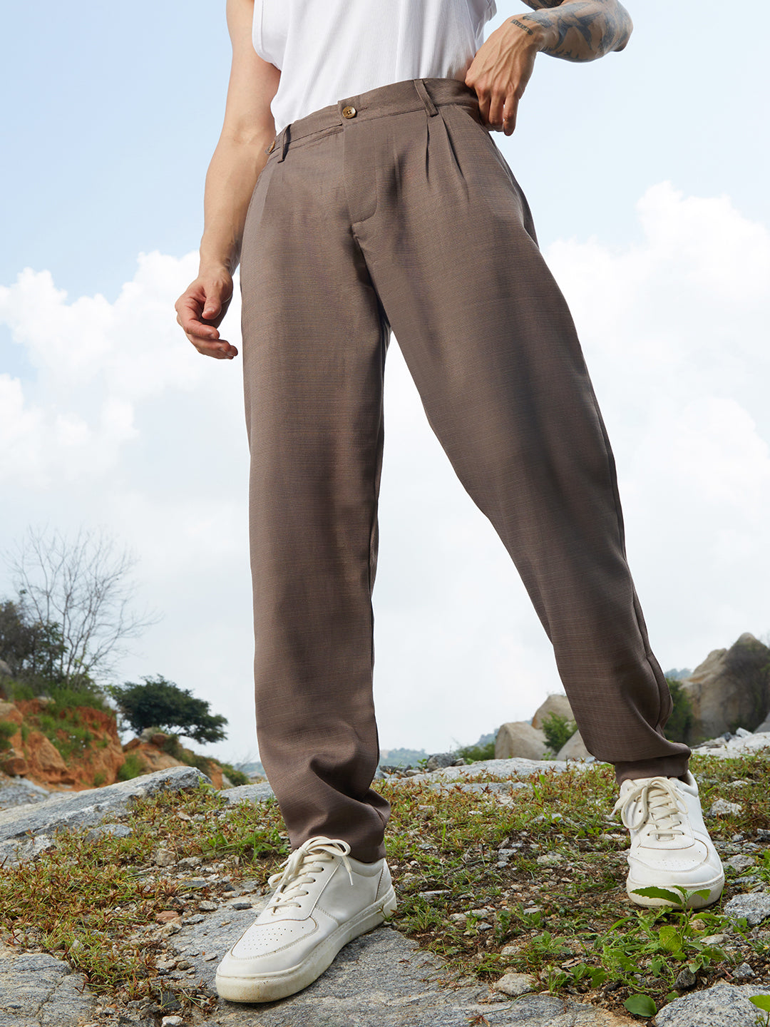 Campus Sutra Lightweight - Korean Tailored Trousers