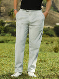 Campus Sutra Veined Tailored Trousers