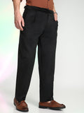 Campus Sutra Lightweight - Veined Tailored Trousers