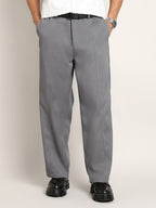 Campus Sutra Lightweight - Relaxed-Panel Tailored Trousers