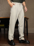 Campus Sutra Lightweight - Pleated Tailored Trousers