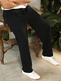 Campus Sutra Micro-Waffle Cigrette Trousers
