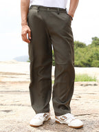 Campus Sutra Utility Relaxed Trousers