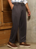 Campus Sutra Waffle Chino Trousers