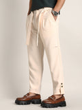 Campus Sutra Roll-Up Trousers