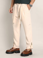 Campus Sutra Roll-Up Trousers
