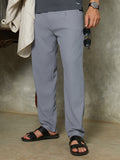 Campus Sutra Micro-Waffle Chino Trousers