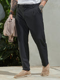 Campus Sutra Lightweight - Tactile-Pleated Chino Trousers