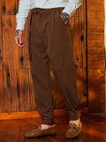 Campus Sutra Lightweight - Panelled Gurkha Trousers