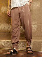 Campus Sutra Panelled Gurkha Trousers