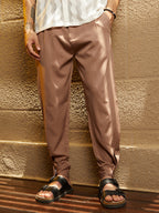 Campus Sutra Panelled Gurkha Trousers