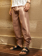Campus Sutra Panelled Gurkha Trousers