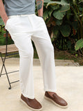 Campus Sutra Pleated Cuffed Trousers