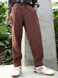 Campus Sutra Panelled Chino Trousers