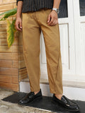 Campus Sutra Pleated-Tapered Trousers
