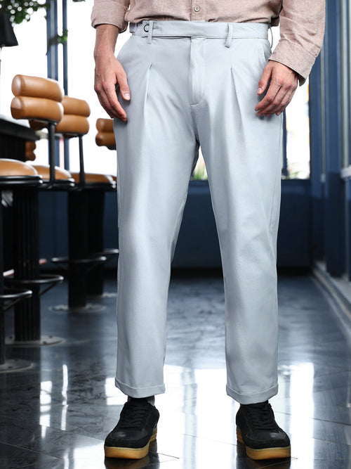 Campus Sutra Adjustable Chino-Tailored Trousers