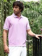 Campus Sutra Graph-Tactile Polo T-Shirt