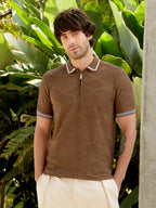 Campus Sutra Marquise-Ruche Polo T-Shirt