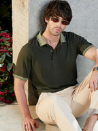 Campus Sutra Duality Polo T-Shirt