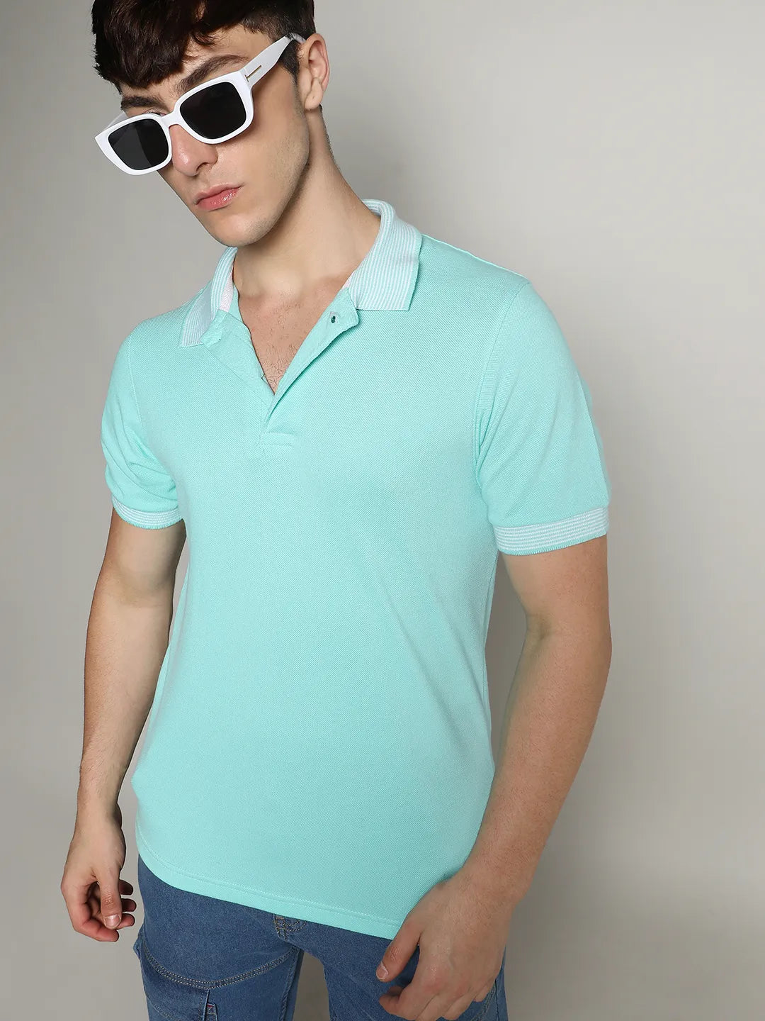 Campus Sutra Basic Polo T-Shirt