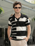 Campus Sutra Contrast-Block Polo T-Shirt