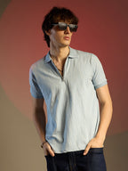 Campus Sutra Crevice-Lined T-Shirt