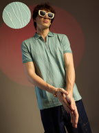 Campus Sutra Crevice-Lined T-Shirt