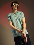 Campus Sutra Crevice-Lined T-Shirt