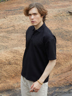 Campus Sutra Zigzag-Tactile T-Shirt