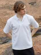 Campus Sutra Ripple-Tactile T-Shirt