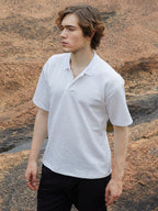 Campus Sutra Ripple-Tactile T-Shirt