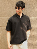 Campus Sutra Ripple-Tactile T-Shirt