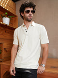Campus Sutra Seamless Waffle Polo T-Shirt