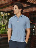 Campus Sutra Seamless Solid Polo T-Shirt