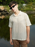 Campus Sutra Oblique Oversized Polo T-Shirt