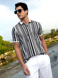 Campus Sutra Multitrack Knit Polo T-Shirt