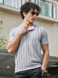 Campus Sutra Wicker-Tactitle Polo T-Shirt