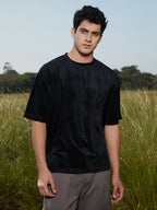 Campus Sutra Tartan-Plaid Oversized T-Shirt