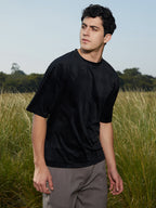 Campus Sutra Tartan-Plaid Oversized T-Shirt